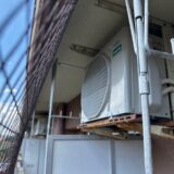 佐賀市公団吊エアコン交換工事