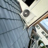 佐賀県東与賀　屋根上エアコン工事